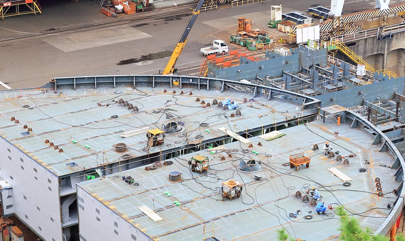 資材調達・建造準備